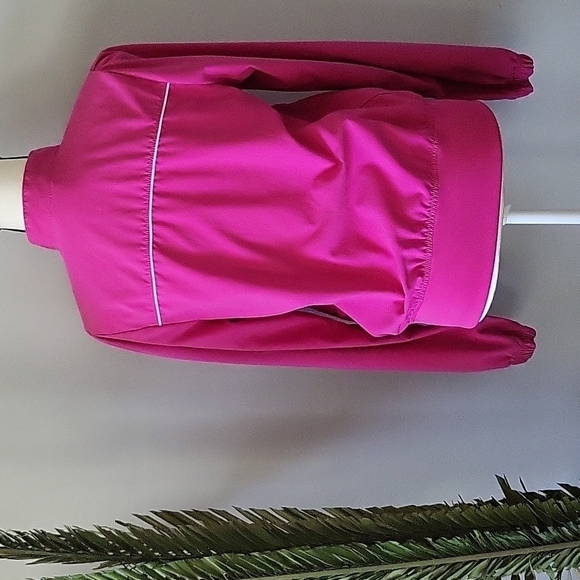 Nike Vintage orange tag pink zip up jacket with white piping - Picture 2 of 12